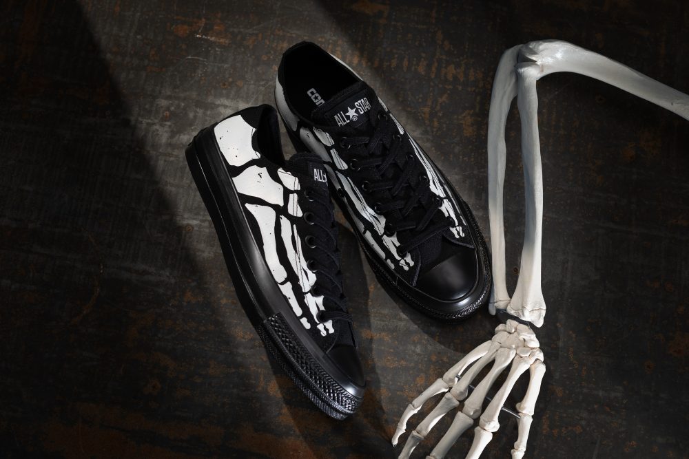 コンバース「オールスター エイジド ボーンプリント OX」￥12,650