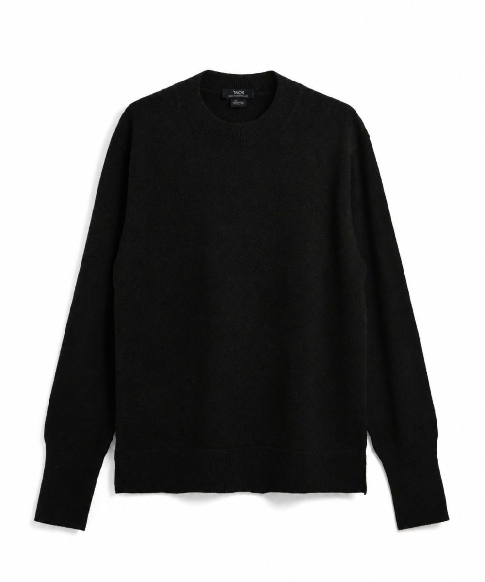 タイオン「クルーネック カシミヤセーター」¥14,960