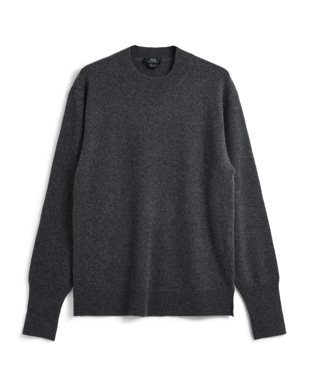 タイオン「クルーネック カシミヤセーター」¥14,960