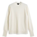 タイオン「クルーネック カシミヤセーター」¥14,960