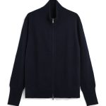 タイオン「ハイネックフルジップ カシミヤセーター」¥16,940