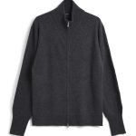 タイオン「ハイネックフルジップ カシミヤセーター」¥16,940