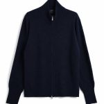 タイオン「ハイネックフルジップ カシミヤセーター」¥16,940