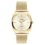 モバード「Heritage Kingmatic(イエローゴールドブレス)」¥316,800/自動巻/35.0㎜径/パワーリザーブは41時間/5気圧防水