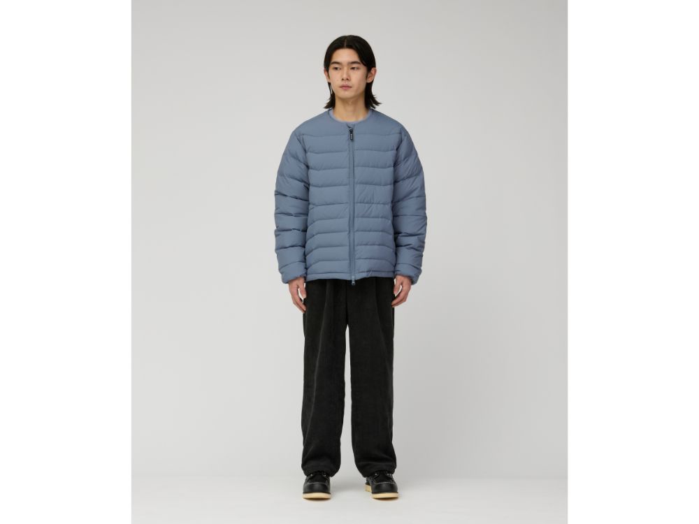 スノーピーク「Middler Down Collarless Jacket」¥29,700