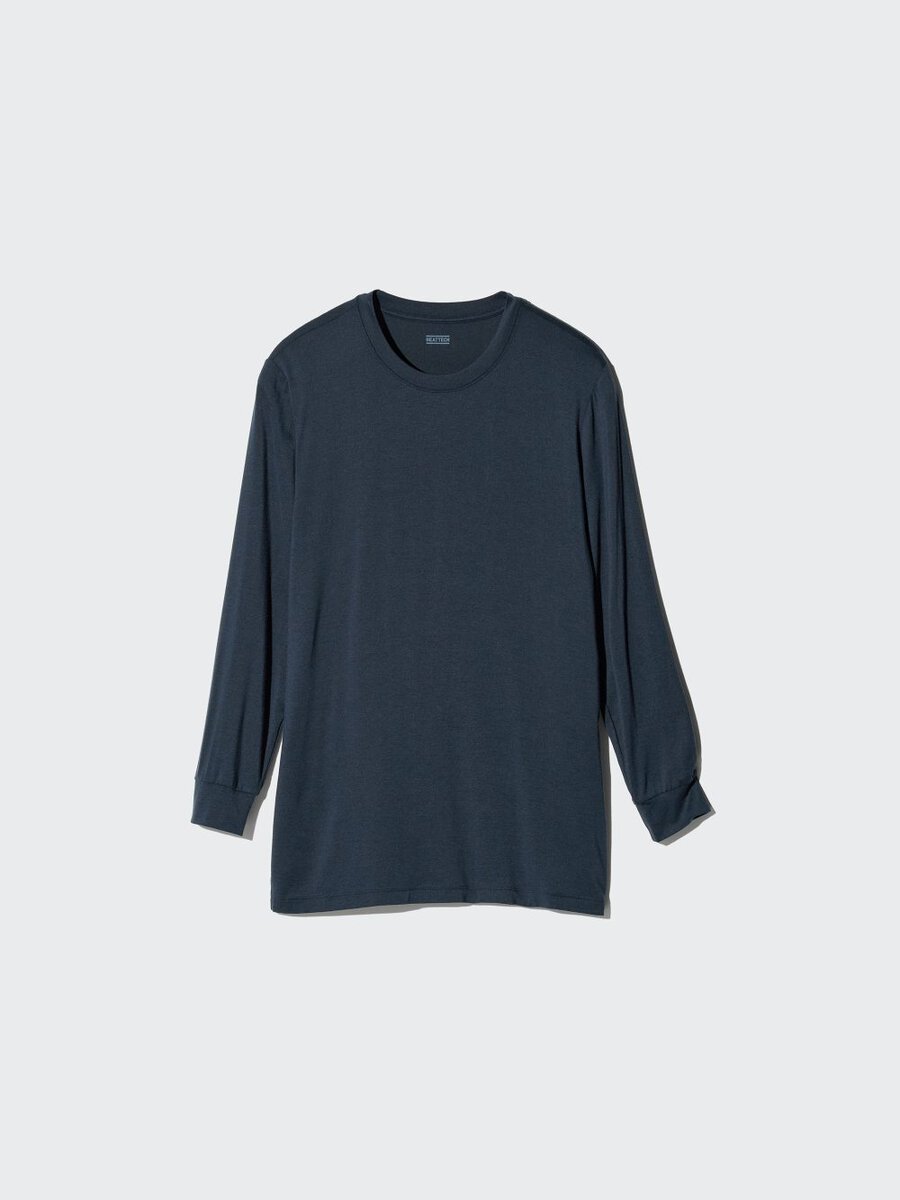 MEN ヒートテッククルーネックT：￥1,290