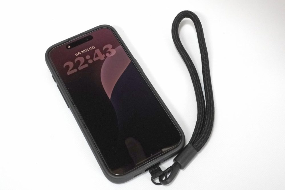 無印良品 ポリエステル ハンドストラップ スマートフォン用