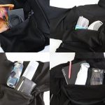 4か所のポケットにいつもの荷物を全部入れてみた