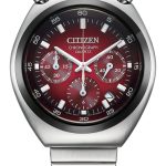 シチズンコレクション「レコードレーベル グラデーション ツノAN3714-84Z（レッドグラデーション文字板）」￥29,700