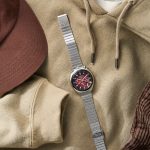 シチズンコレクション「レコードレーベル グラデーション ツノAN3714-84Z（レッドグラデーション文字板）」￥29,700