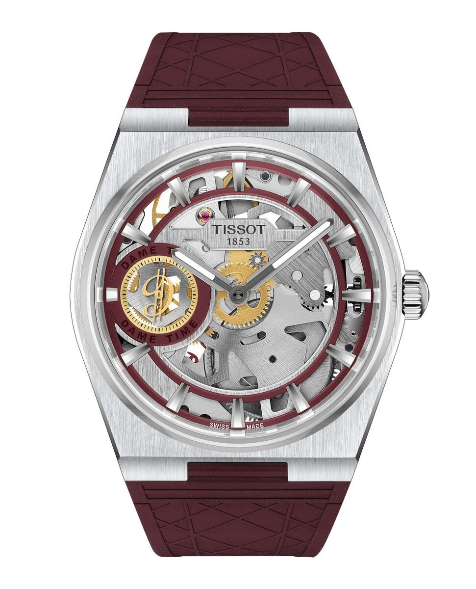 ティソ「PRX スケルトン デイミアン・リラード スペシャルエディション」￥308,000／手巻／44㎜径／10気圧防水