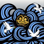 KEN IKEDA 画家である叔母の影響を受け、3歳から絵画を始める。ヨーロッパのアートからニューヨークの音楽、ファッション、ストリートカルチャーに影響を受け、絵画、立体、インスタレーションなど、領域を横断した表現活動を展開