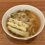 スティック状にした国産ごぼう天が3本トッピングされていた！