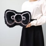 Sanrio charactersラップスカート ポーチ付き　ハローキティブラック