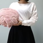 Sanrio charactersラップスカート ポーチ付き　クロミピンクベージュ