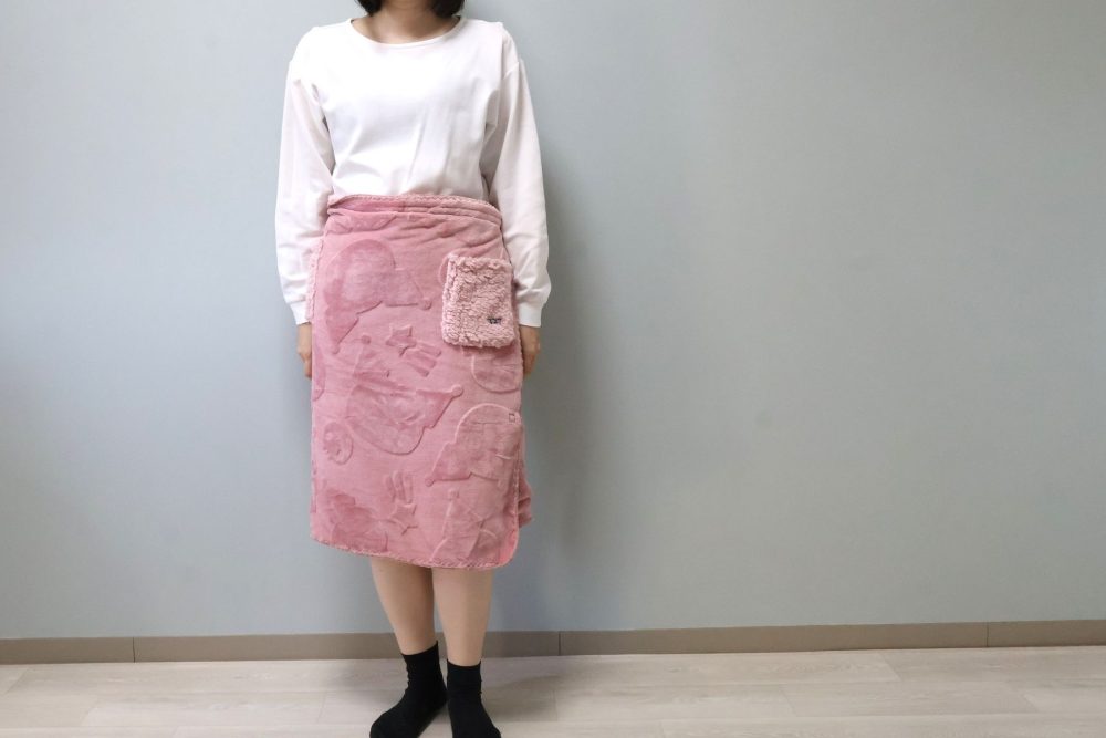ラップスカートになる