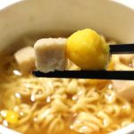 具材はおなじみの卵っぽいやつと、謎肉の鶏むねバージョンの２つのみ