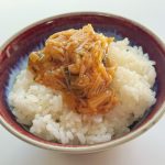 なめ茸の爽やかな酸味と野沢菜のシャクシャクとした食感がベストマッチ！