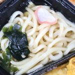 わかめ入りぶっかけうどん