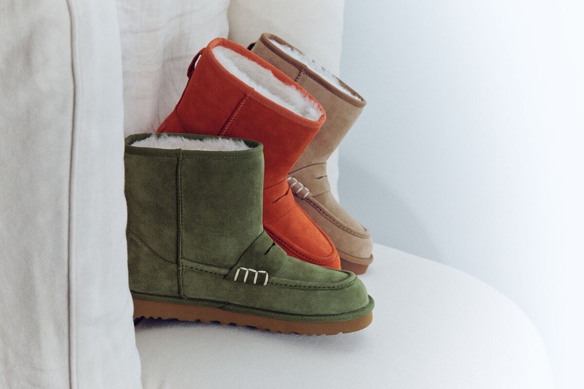 【UGG×JWアンダーソン】初コラボが実現!定番のブーツとタスマンがローファー風デザインに昇華された2型を発売