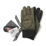 GRIP SWANY × TAION「ダウングローブ」ブラックカモ¥7,500、ブラック・ダークオリーブ¥6,500