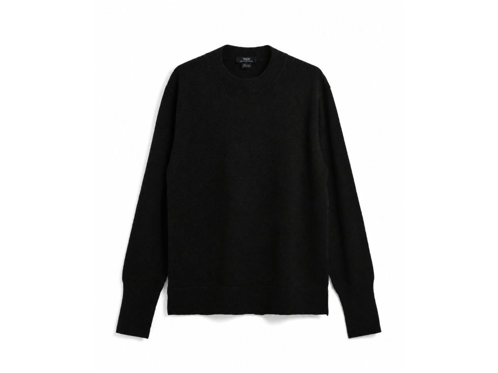 タイオン「クルーネック カシミヤセーター」¥14,960