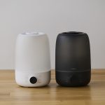 シロカ「加熱超音波式加湿器」各¥9,980/幅19×奥行20.4×高さ28㎝/約1.4㎏/約3.2ℓ/木造和室7畳、プレハブ洋室11畳