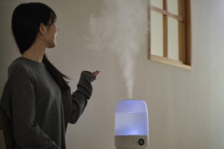 床が濡れない！高さ約1mまで吹き上がるシロカ“超音波＆加熱式のいいとこどり”な新作ハイブリッド加湿器が冬の乾燥対策を変える