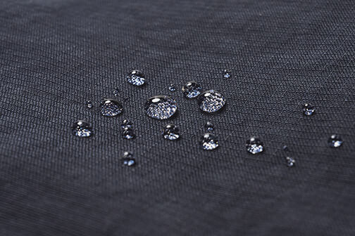 安心の撥水素材