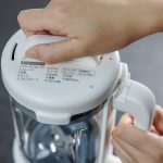 ふたが閉まっていないと稼働しない二重の安全設計