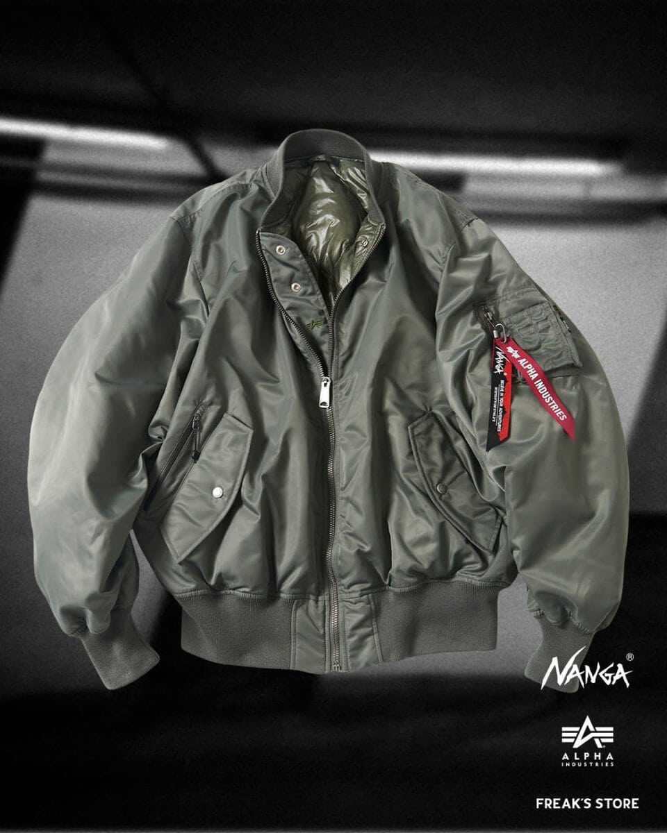 ALPHA INDUSTRIES × NANGA × FREAK'S STORE「MA-1 JACKET」￥69,300