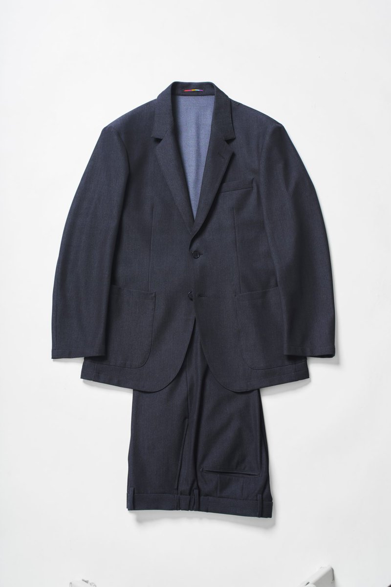 オリヒカ　THE THIRD SUITS® デニムライク ジャケット／パンツ