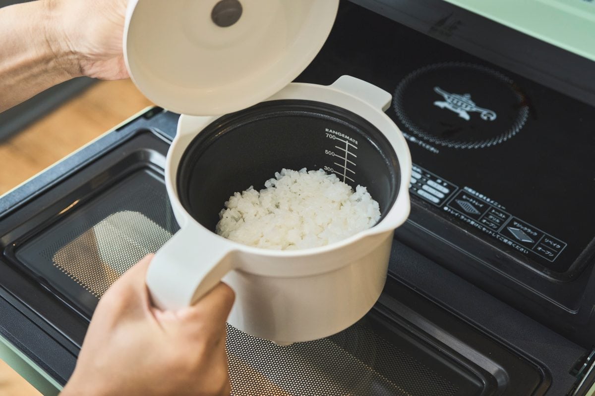 羽釜で炊いたようなおいしいお米が炊けるのにびっくり！