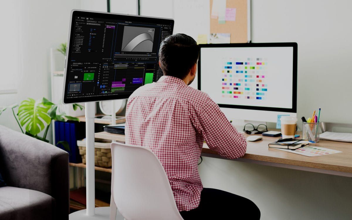 PCモニターとしても、サブモニターとしても使用可能