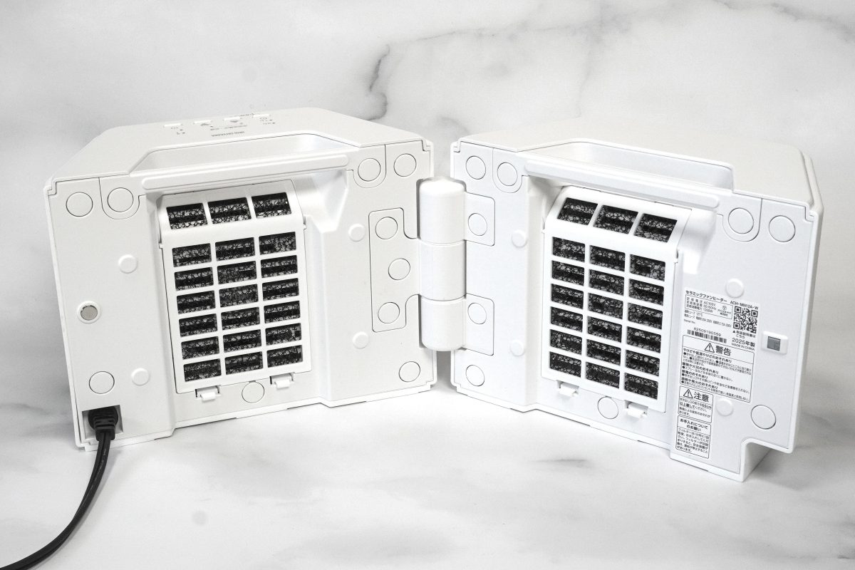 アイリスオーヤマ
セラミックファンヒーター ツインセラ　ACH-MN12A
