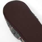 アウトソールはポリエステル生地で塩化ビニル樹脂コーティングが施されている