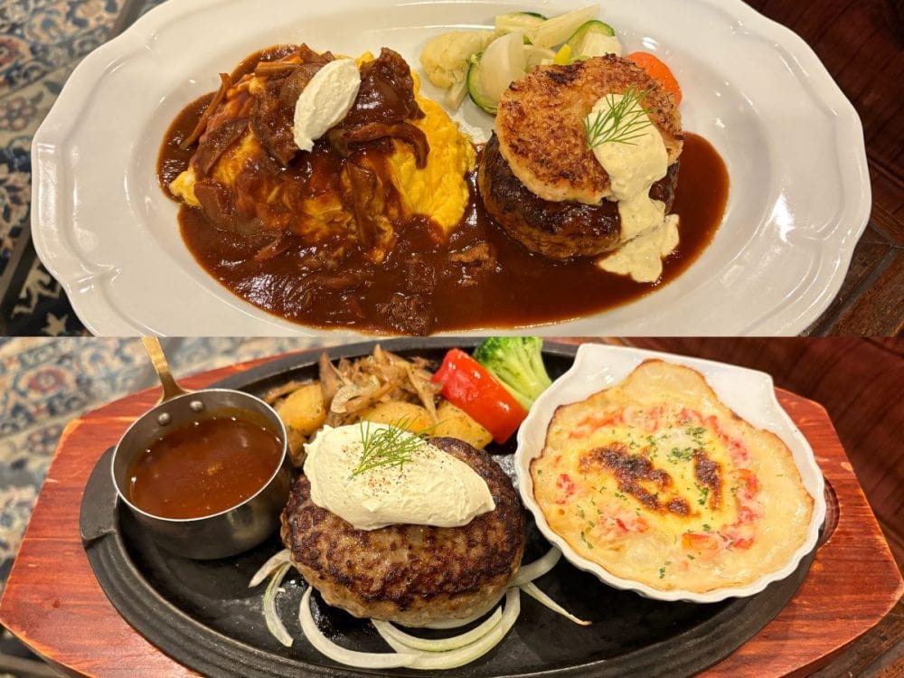 定番の洋食がグレードアップ！ホリデーシーズンにぴったりなプレート2種食べ比べ