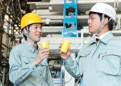 夏場の屋外作業に