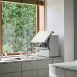 二人分の食器と調理器具を一緒に洗えるスリム食洗機