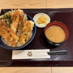 てんや　早春海老天丼（みそ汁付）