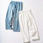 ユニクロ 右:バギージーンズ 左:スリムストレートジーンズ