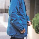 腕の動きを邪魔しない縫製パターン