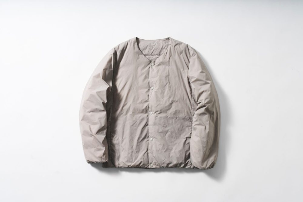 無印良品　紳士 軽量ダウンポケッタブル ノーカラージャケット