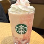 スターバックスコーヒー「桜 咲くよ 白桃 フラペチーノ」￥700（Tall）
