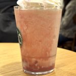 スターバックスコーヒー「桜 咲くよ 白桃 フラペチーノ」￥700（Tall）
