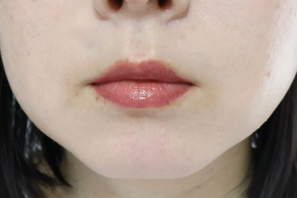 CHANELを塗った直後