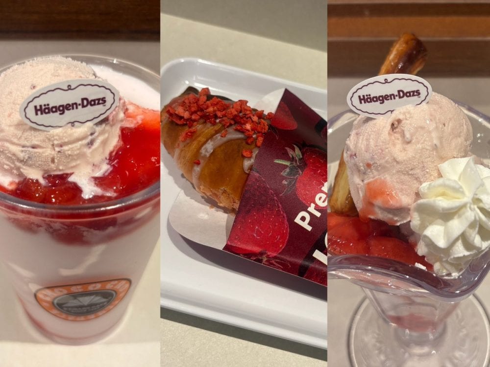 いちごづくしなラインナップ3種を食べ比べ