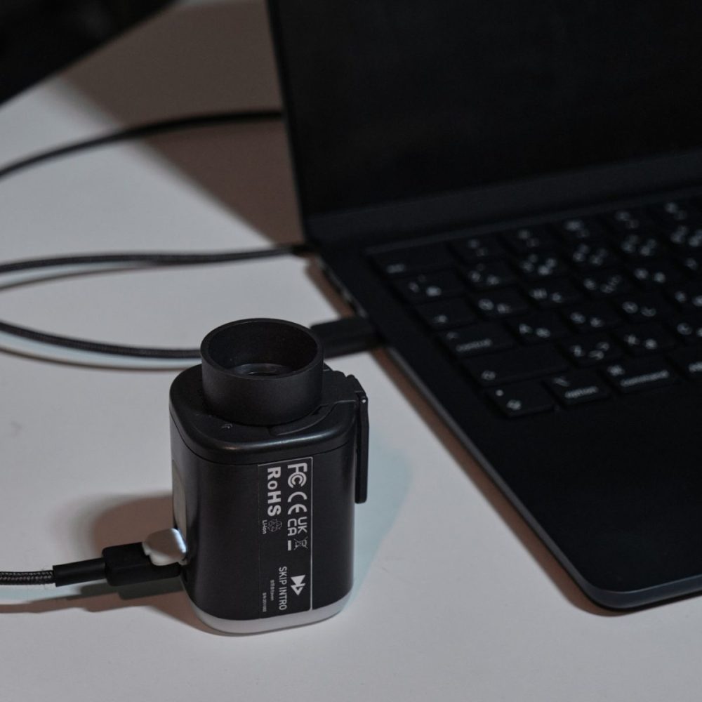 専用ポンプはUSB充電が可能