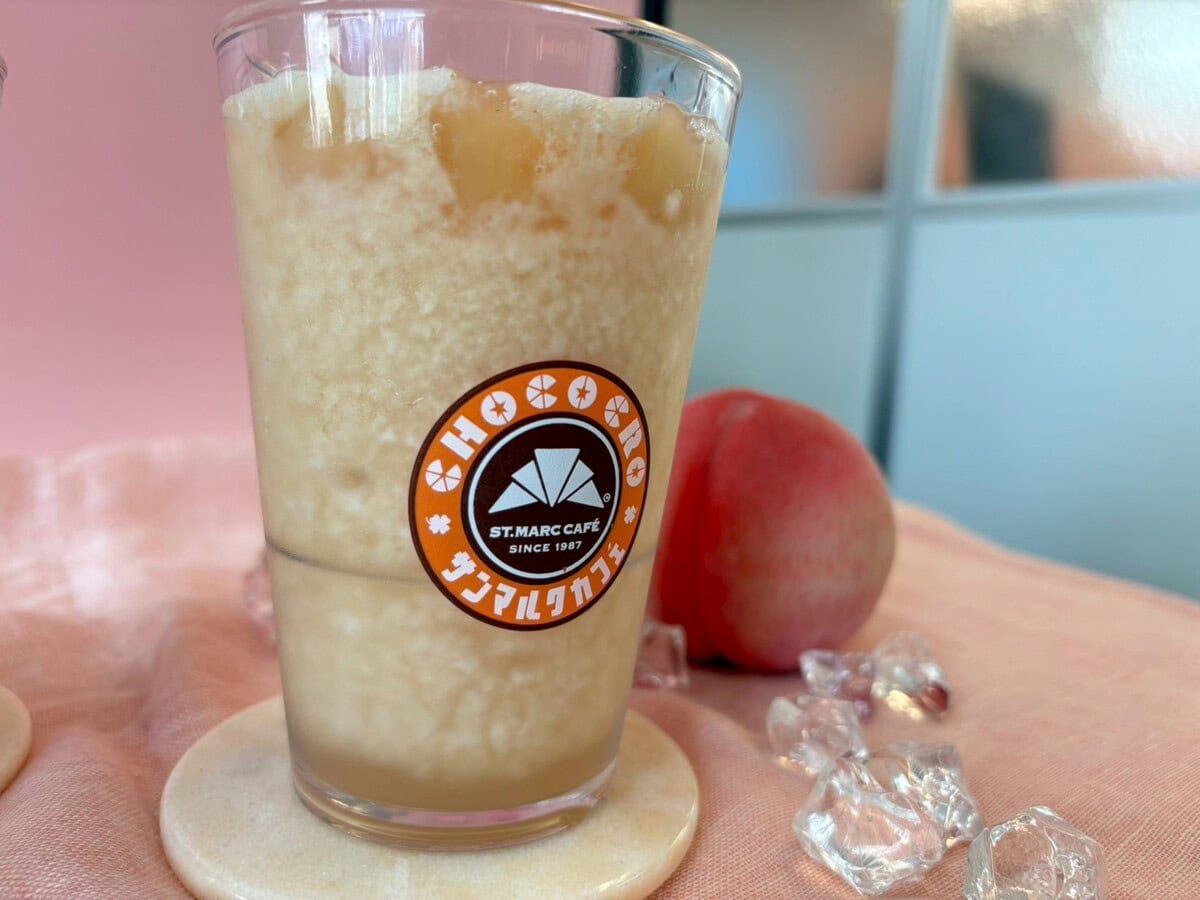 サンマルクカフェ 濃密ピーチスムージー