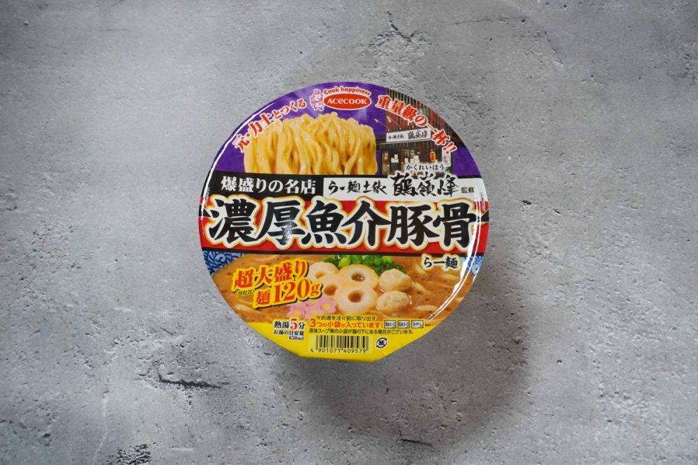 「爆盛りの名店 らー麺土俵鶴嶺峰監修 濃厚魚介豚骨らー麺」